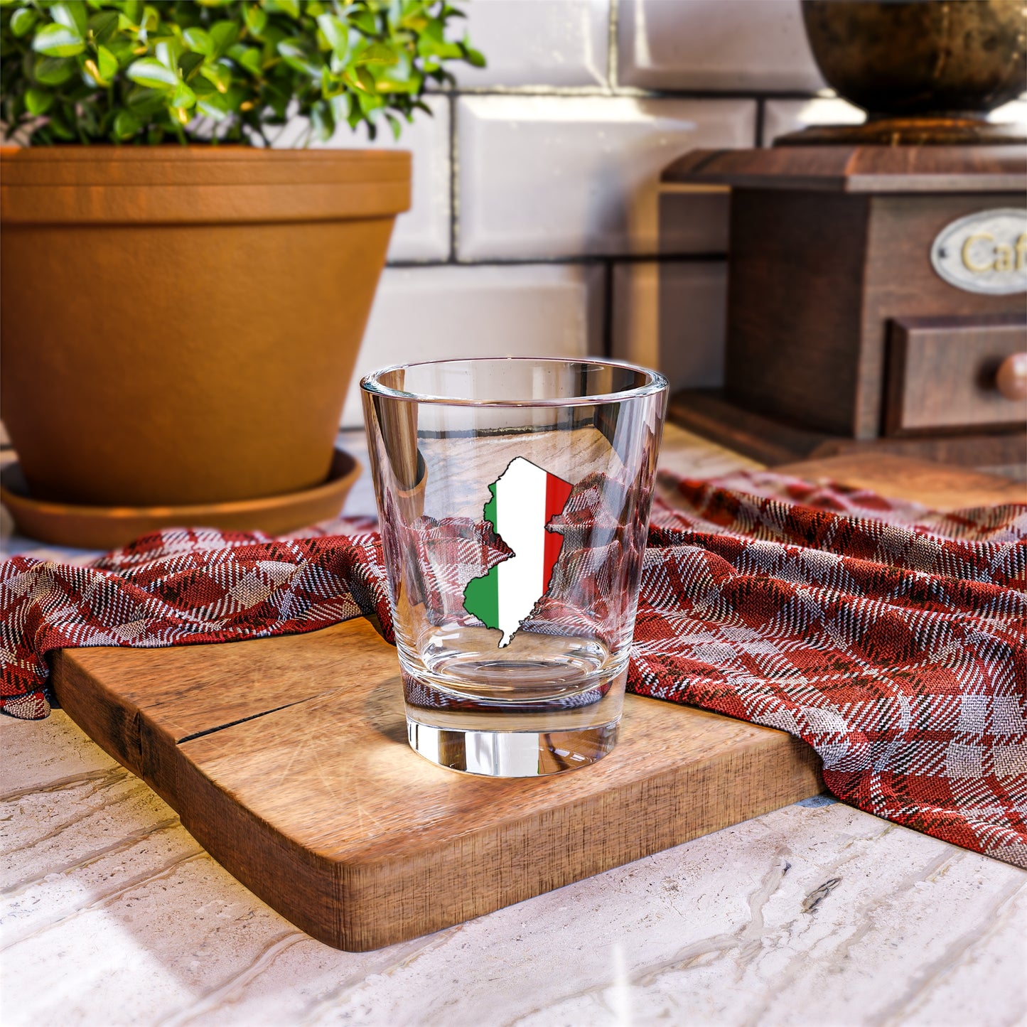 New Jersey Italian Shot Glass | 1.5oz State Design