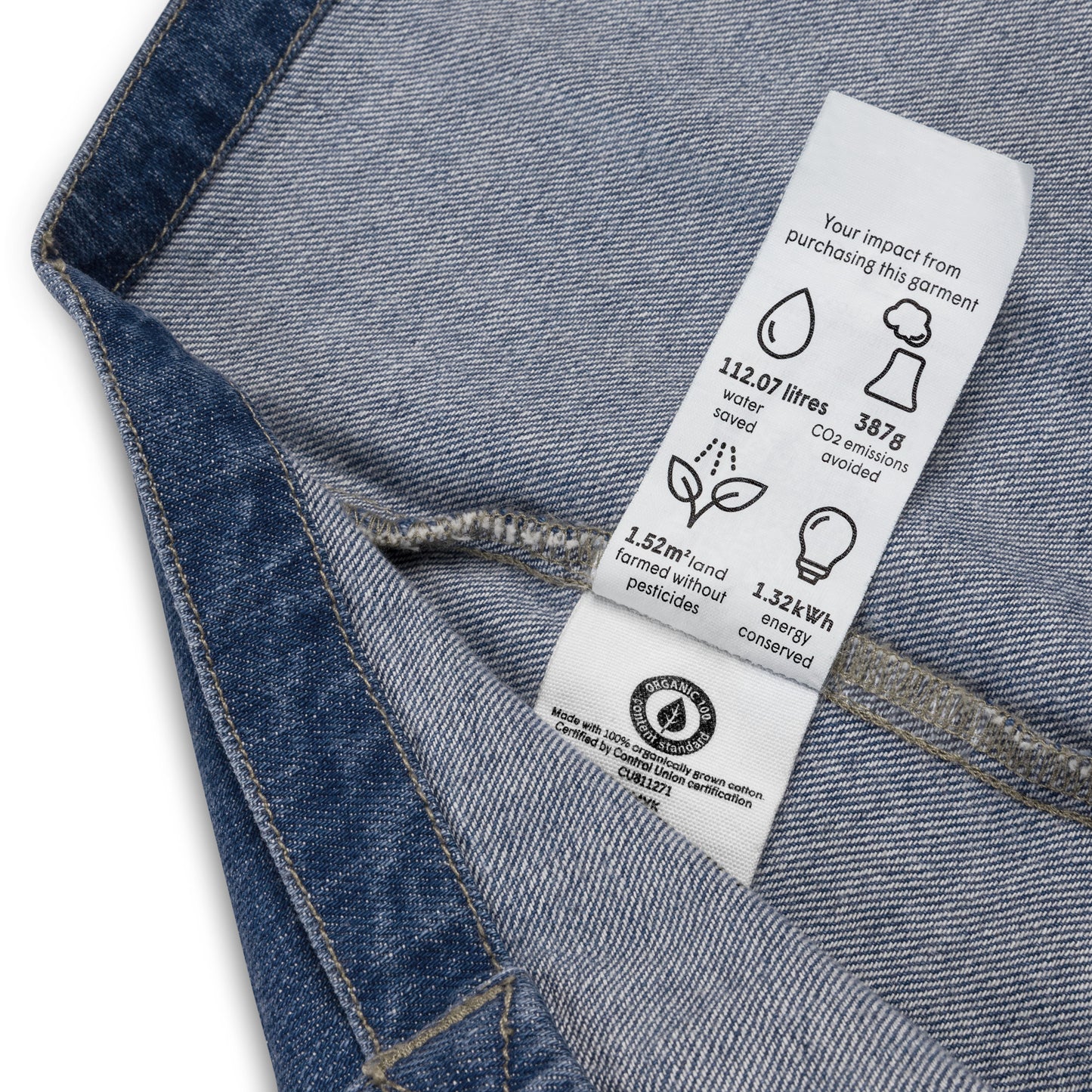 Stelline Organic Denim Tote Bag
