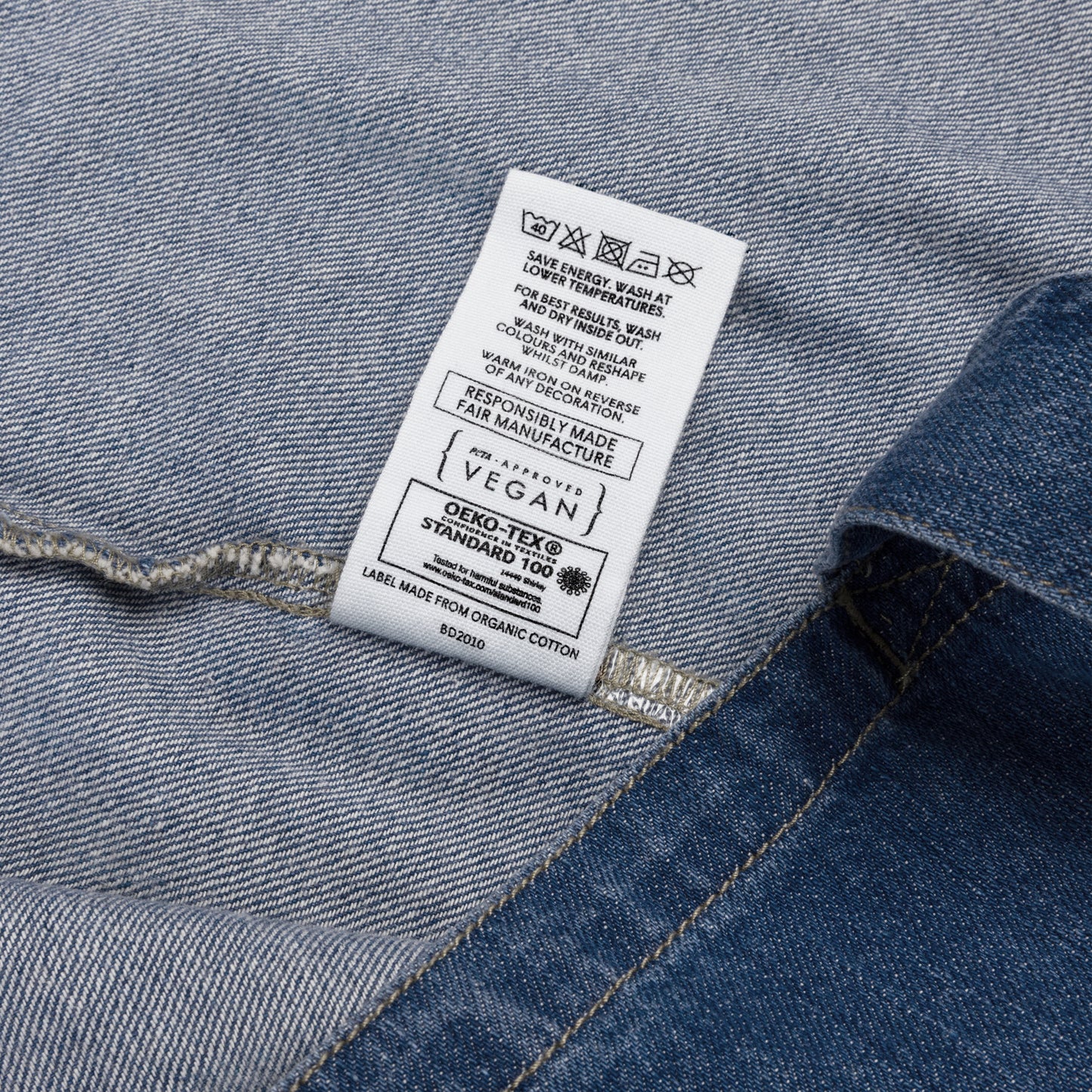 Stelline Organic Denim Tote Bag