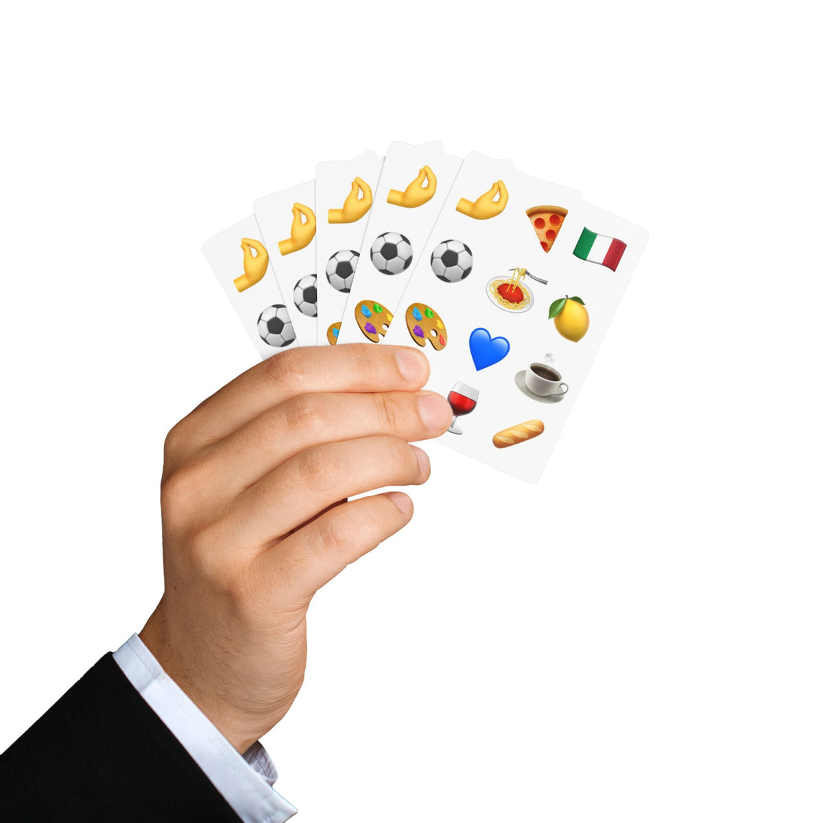 Italian Emoji Playing Cards