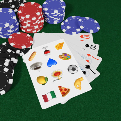 Italian Emoji Playing Cards