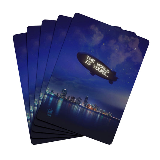 The World Is Yours Poker Playing Cards