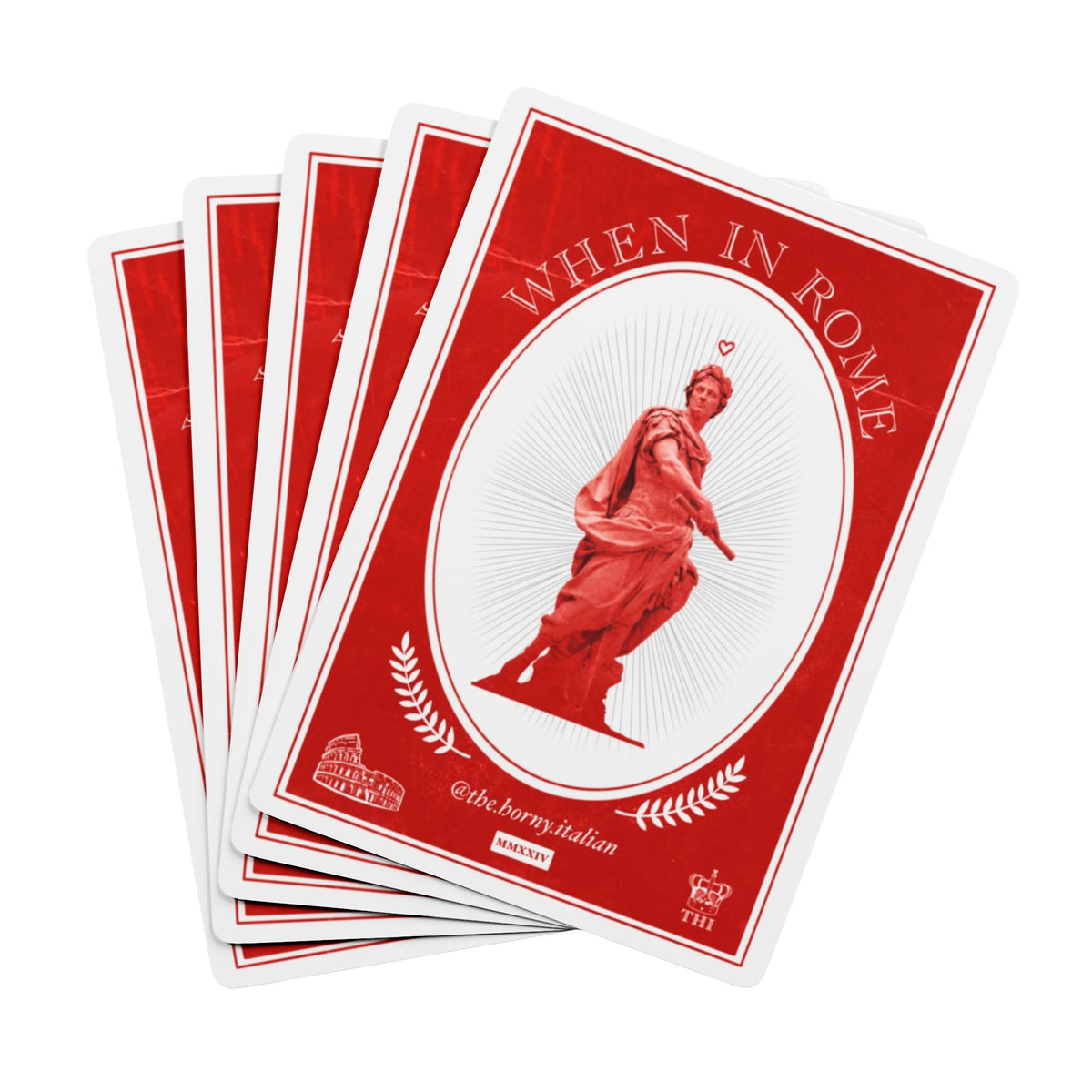 When in Rome Playing Cards