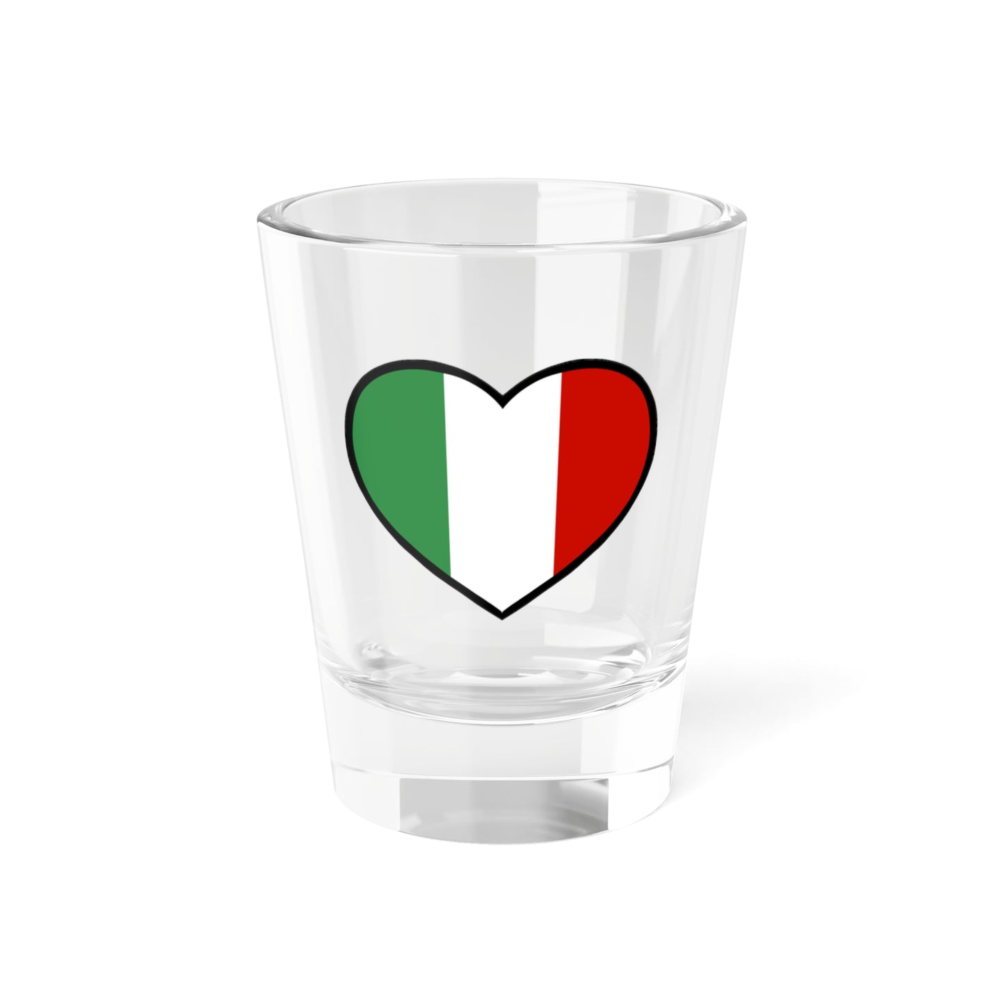 Italian Heart Shot Glass, 1.5oz