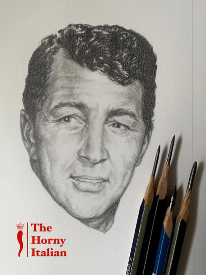 Dean Martin Original Pencil Drawing