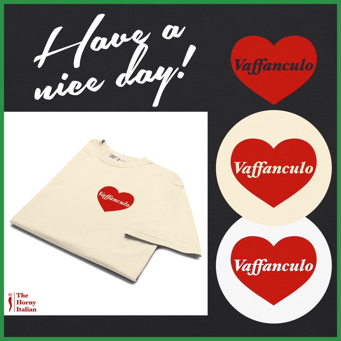 Vaffanculo Heart T-Shirt