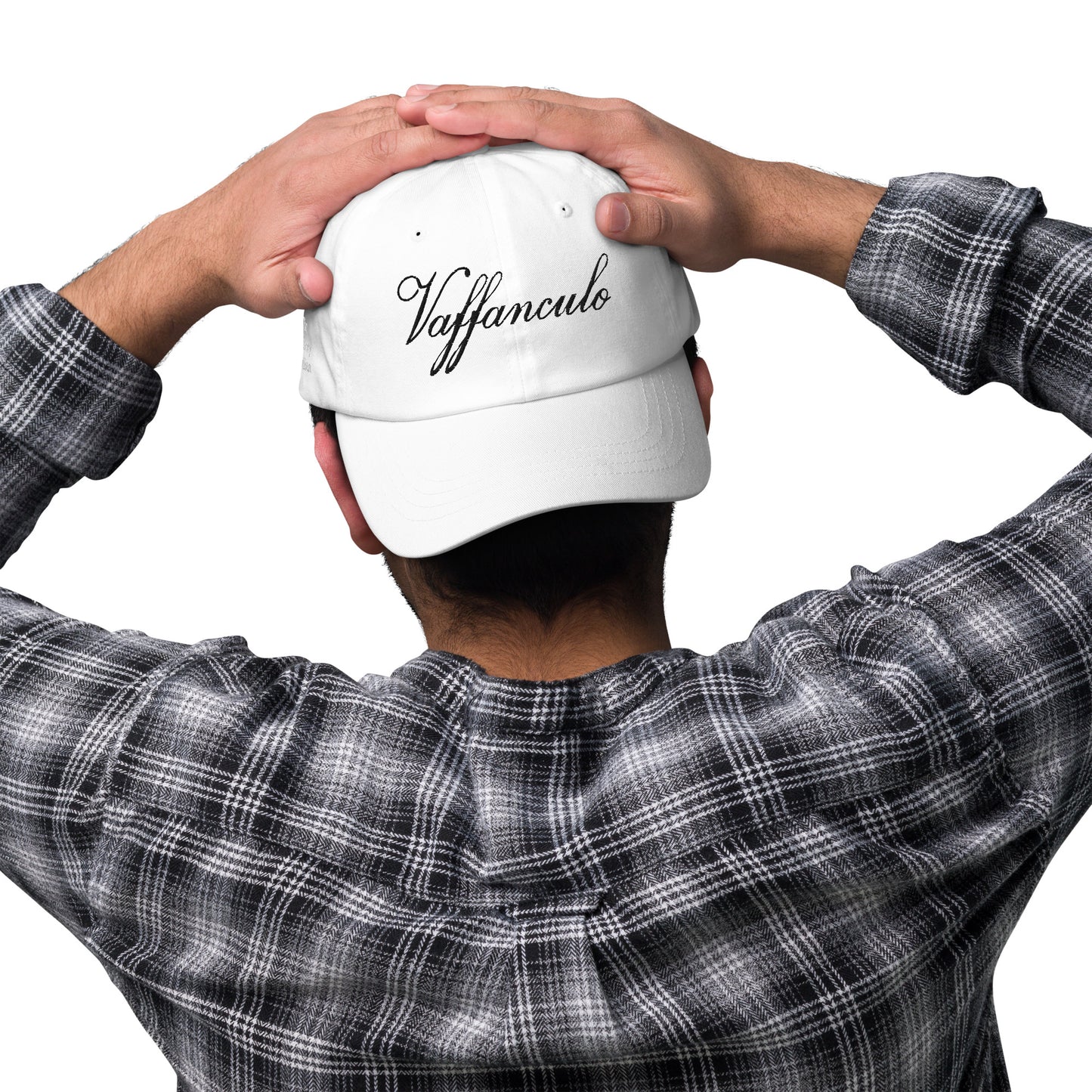 Vaffanculo Fancy Script Dad hat