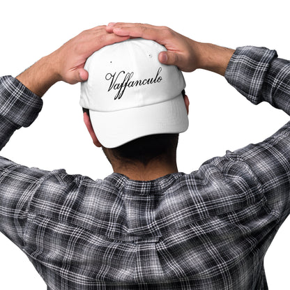 Vaffanculo Fancy Script Dad hat