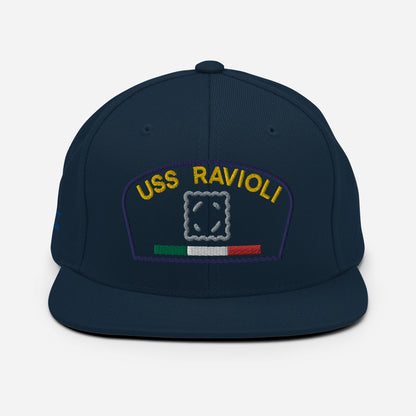 USS RAVIOLI Snapback Hat