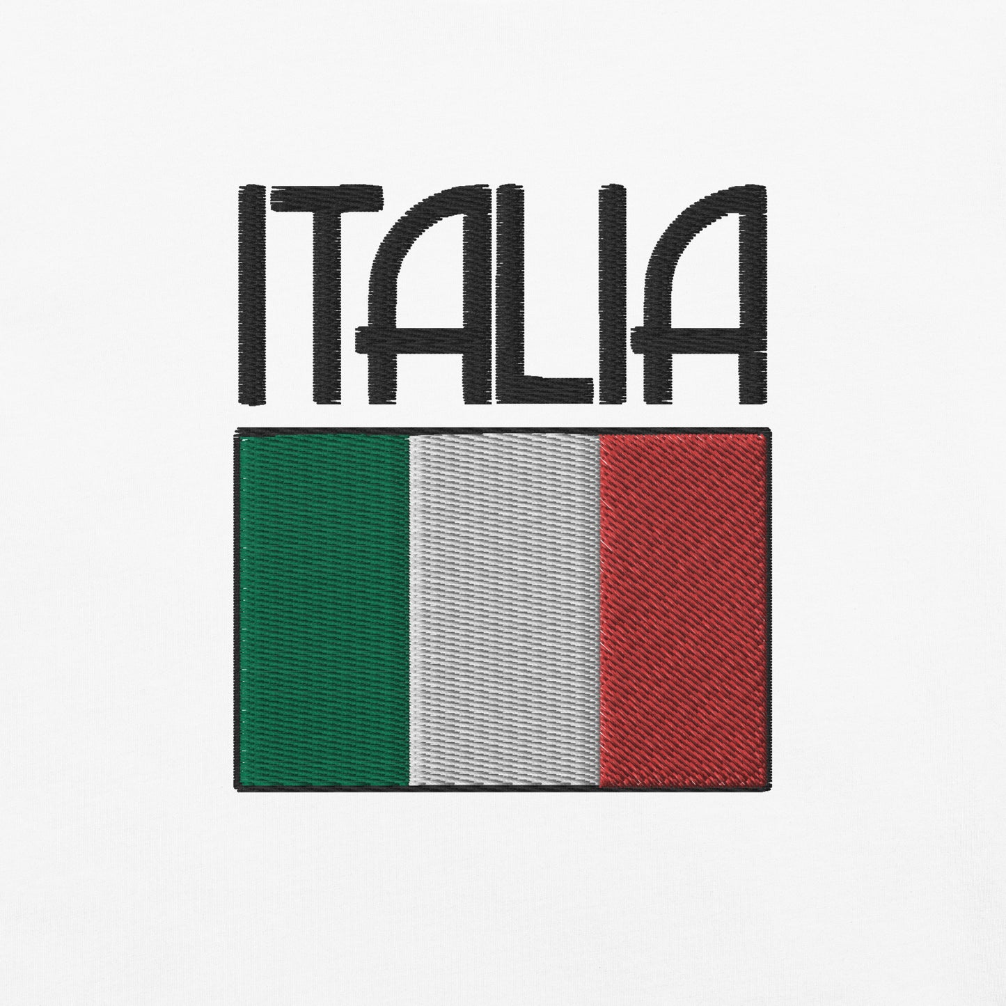 Embroidered Italia Premium T-Shirt